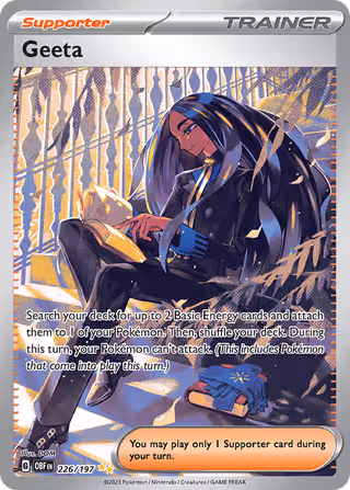 Geeta 226/197 Pokemon card