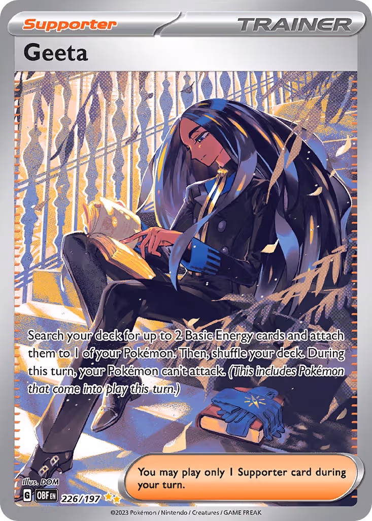 Geeta 226/197 Pokemon card