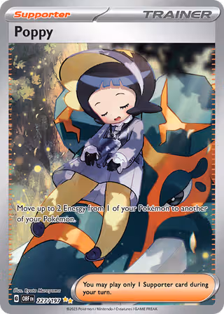 Poppy 227/197 Pokemon card