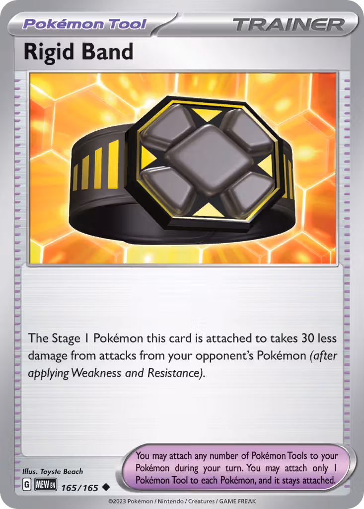 Rigid Band 165/165 Pokemon card