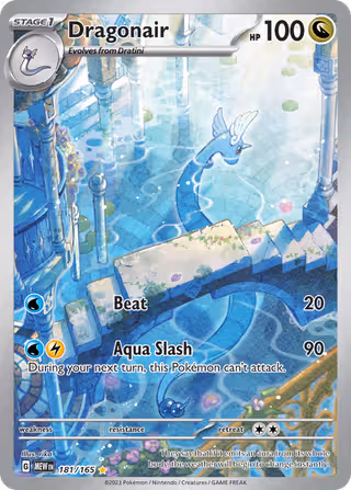 Dragonair 181/165 Pokemon card