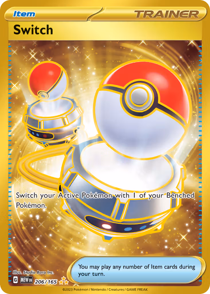Switch 206/165 Pokemon card