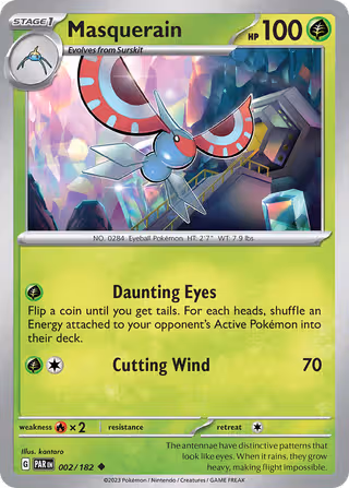Masquerain 2/182 Pokemon card