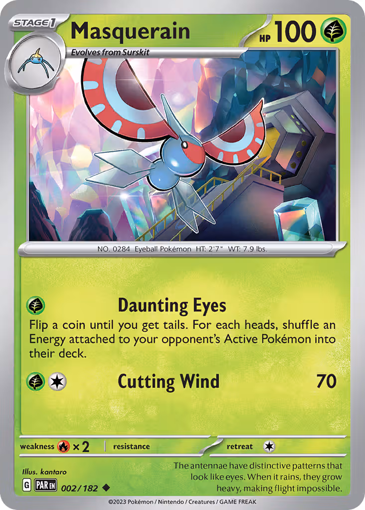 Masquerain 2/182 Pokemon card