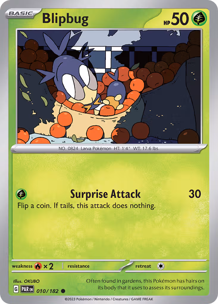 Blipbug 10/182 Pokemon card