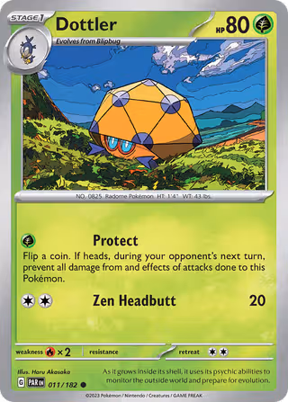 Dottler 11/182 Pokemon card