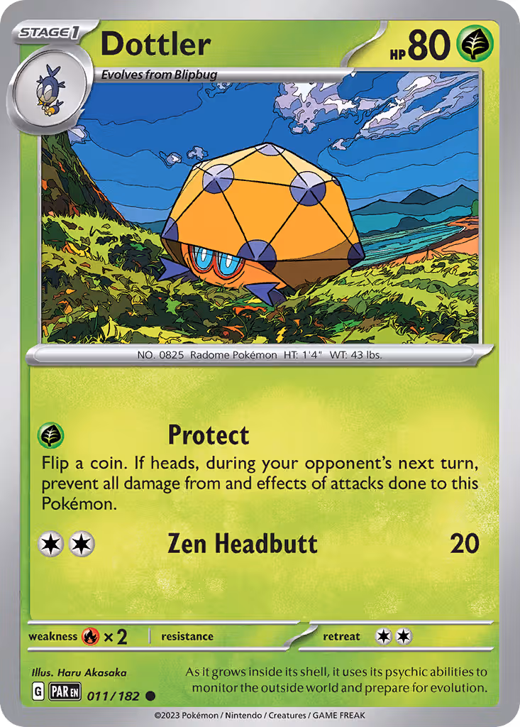 Dottler 11/182 Pokemon card