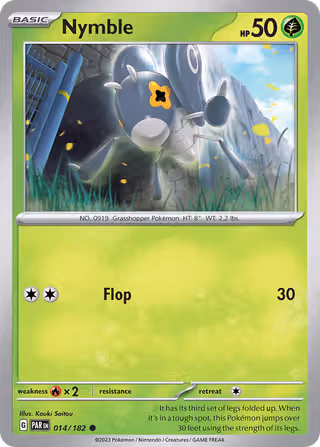 Nymble 14/182 Pokemon card