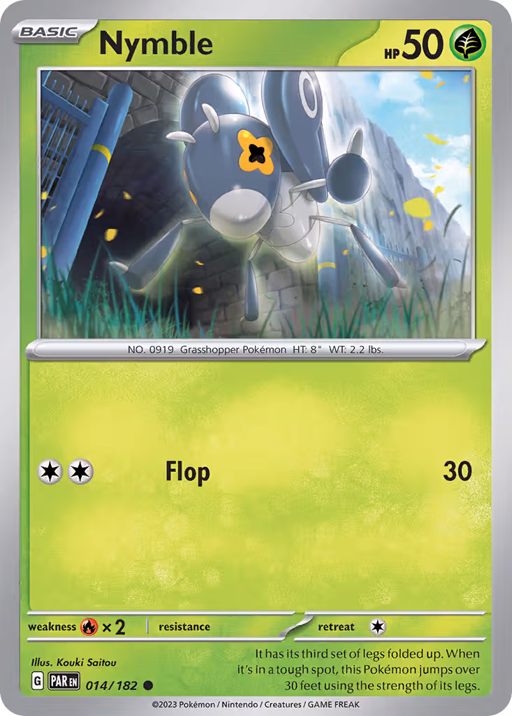 Nymble 14/182 Pokemon card
