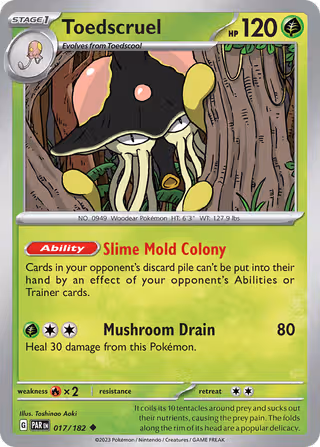 Toedscruel 17/182 Pokemon card