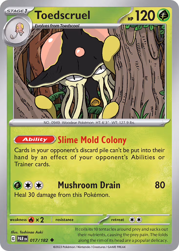 Toedscruel 17/182 Pokemon card