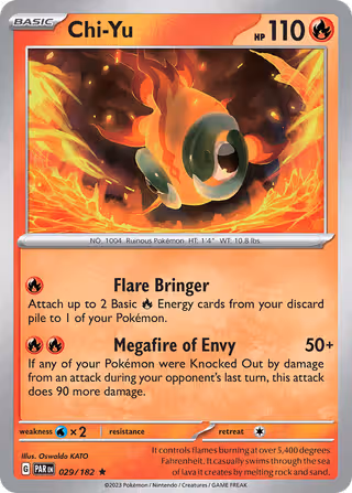Chi-Yu 29/182 Pokemon card
