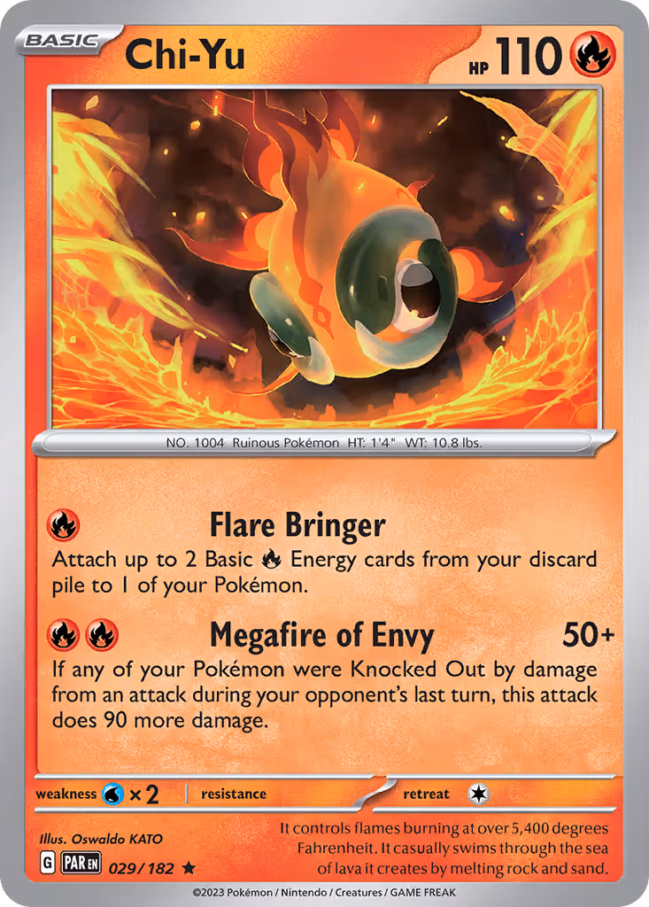 Chi-Yu 29/182 Pokemon card
