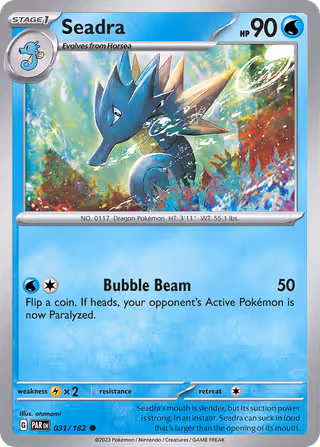 Seadra 31/182 Pokemon card