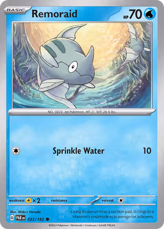 Remoraid 33/182 Pokemon card