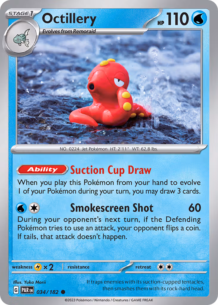 Octillery 34/182 Pokemon card