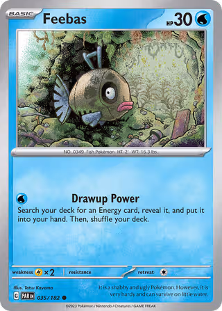 Feebas 35/182 Pokemon card