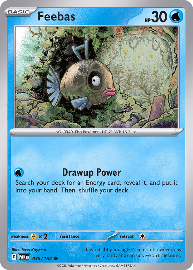 Feebas 35/182 Pokemon card
