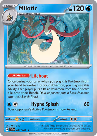 Milotic 36/182 Pokemon card