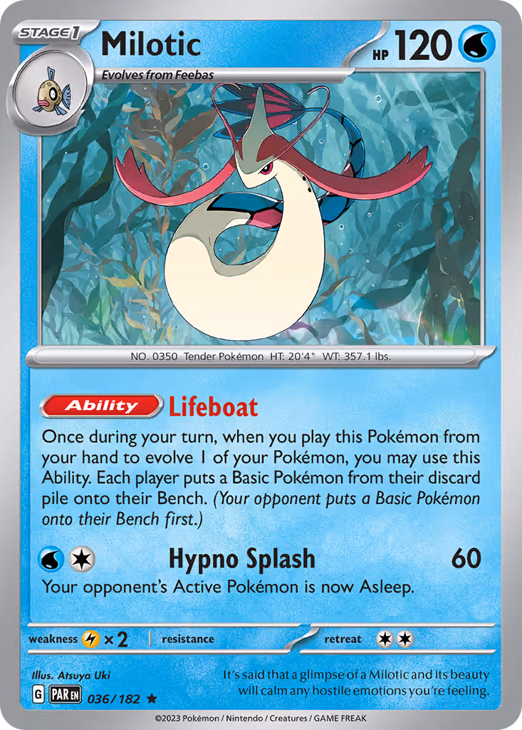 Milotic 36/182 Pokemon card