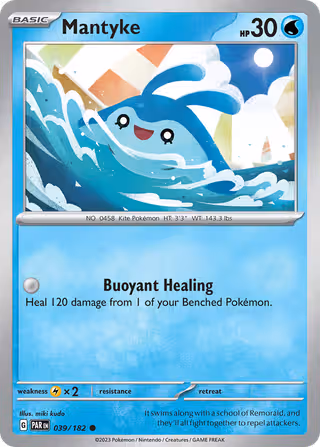 Mantyke 39/182 Pokemon card