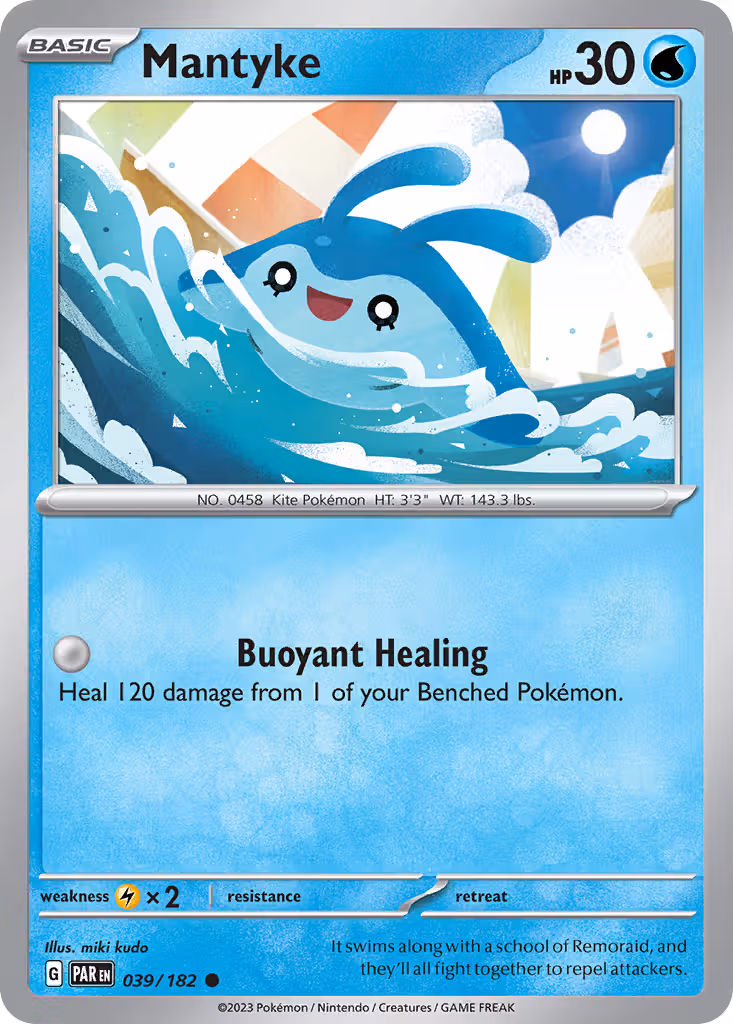 Mantyke 39/182 Pokemon card