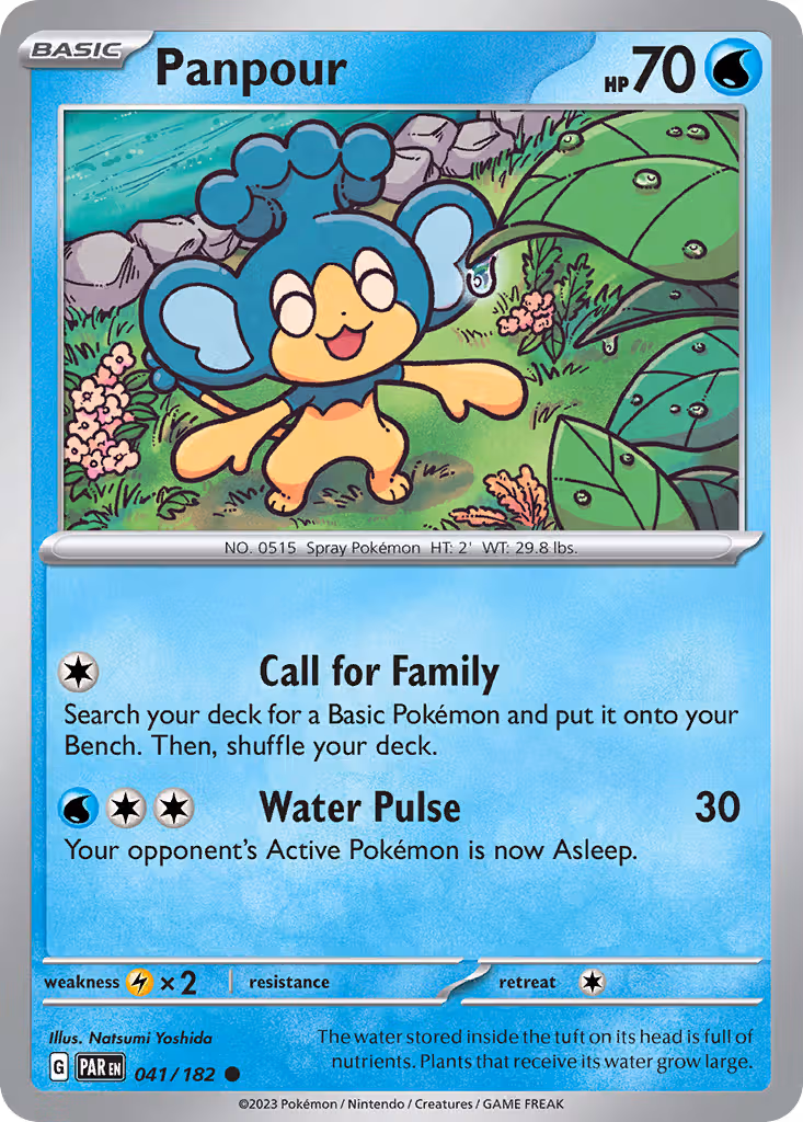 Panpour 41/182 Pokemon card
