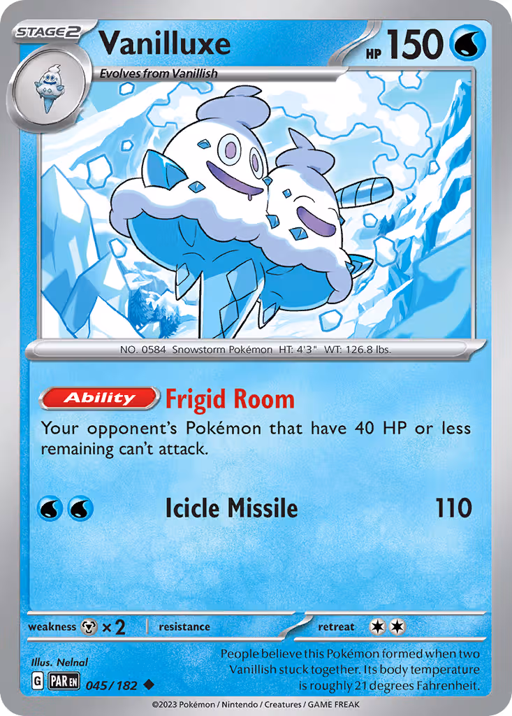 Vanilluxe 45/182 Pokemon card