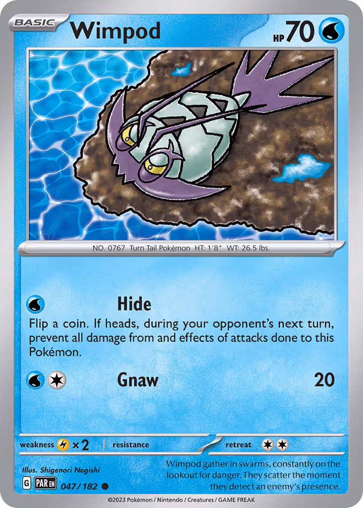 Wimpod 47/182 Pokemon card