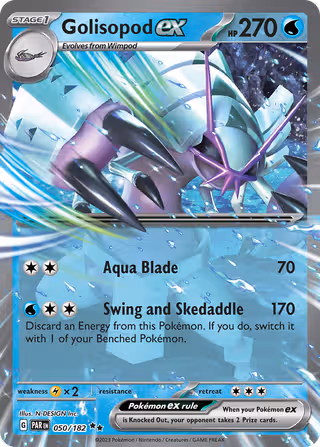Golisopod ex 50/182 Pokemon card