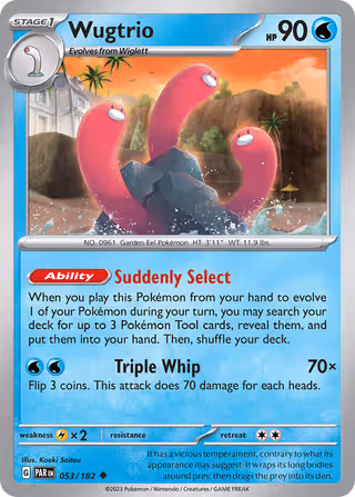 Wugtrio 53/182 Pokemon card