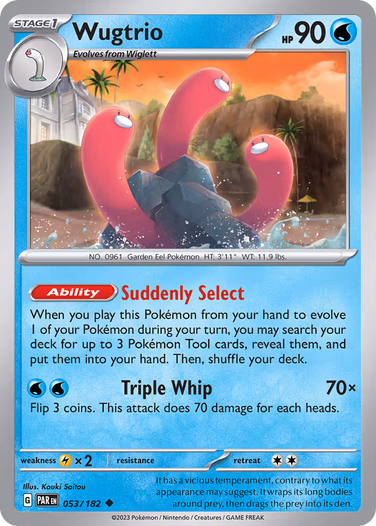 Wugtrio 53/182 Pokemon card