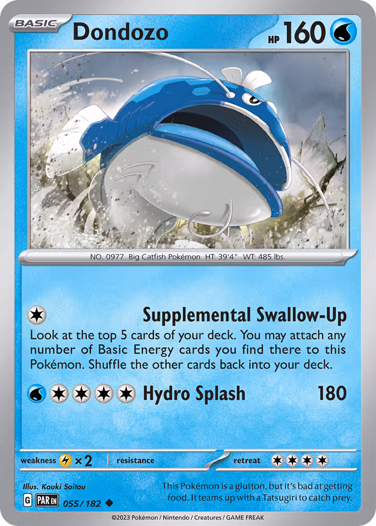 Dondozo 55/182 Pokemon card