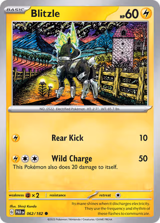 Blitzle 62/182 Pokemon card