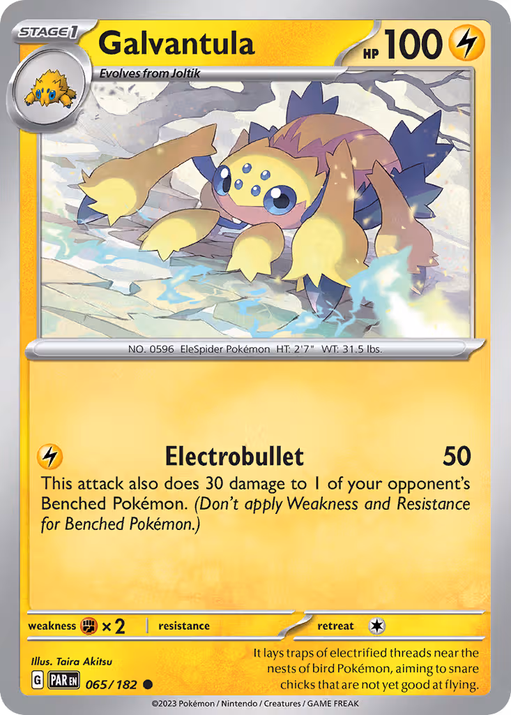 Galvantula 65/182 Pokemon card