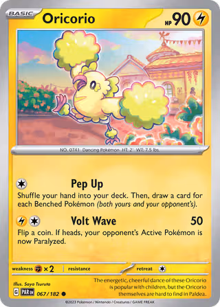 Oricorio 67/182 Pokemon card
