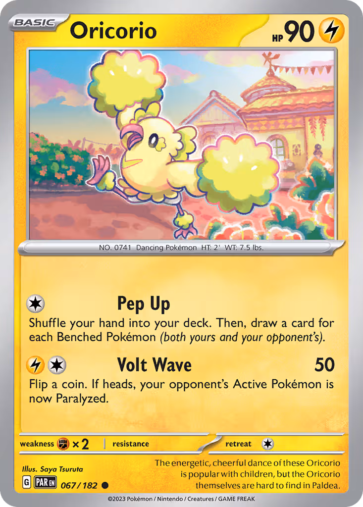 Oricorio 67/182 Pokemon card
