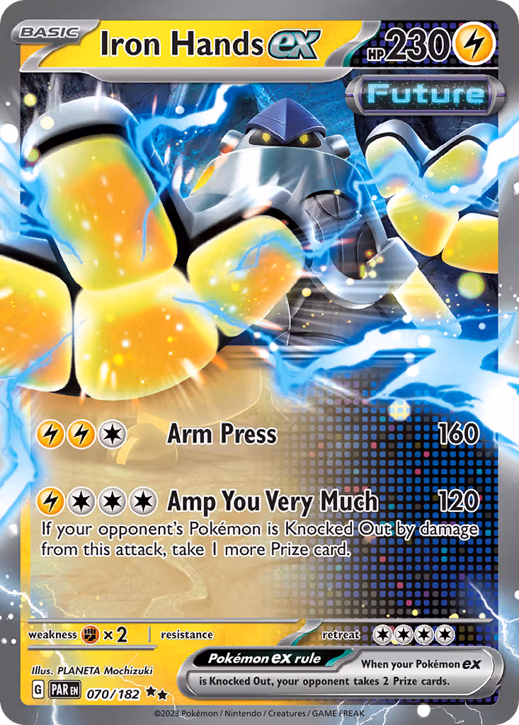 Iron Hands ex 70/182 Pokemon card