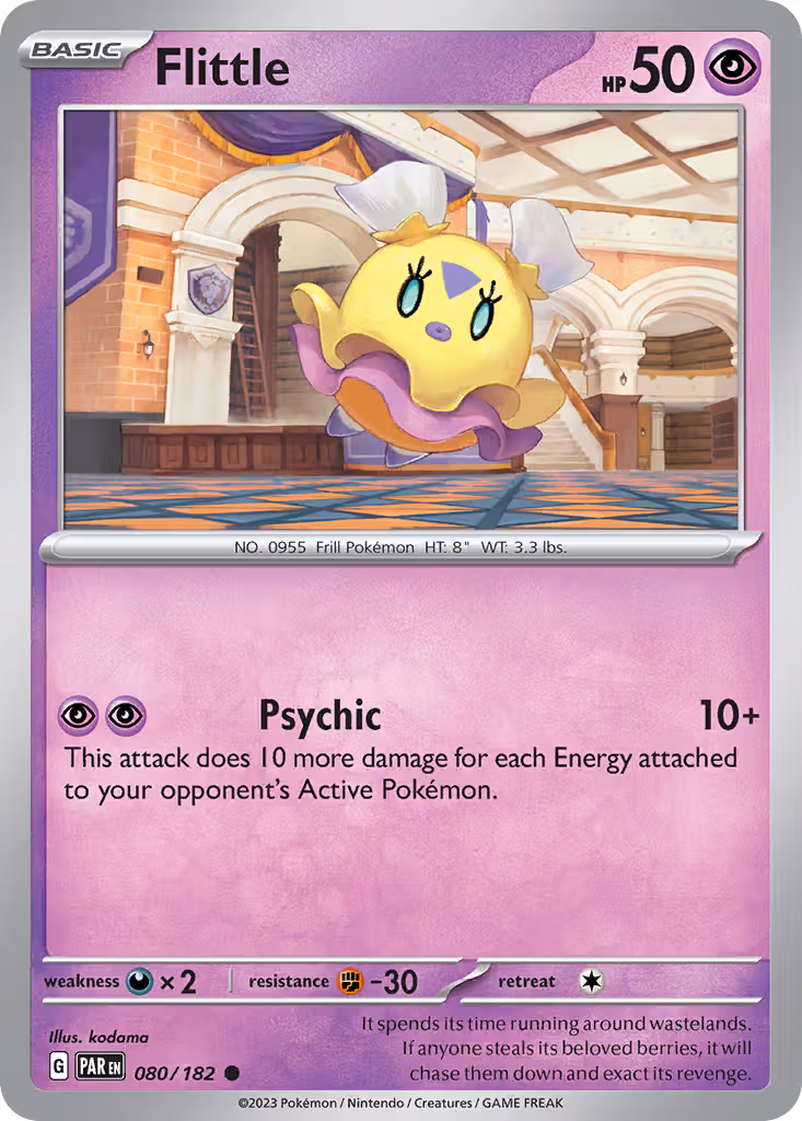 Flittle 80/182 Pokemon card