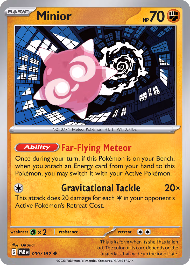 Minior 99/182 Pokemon card