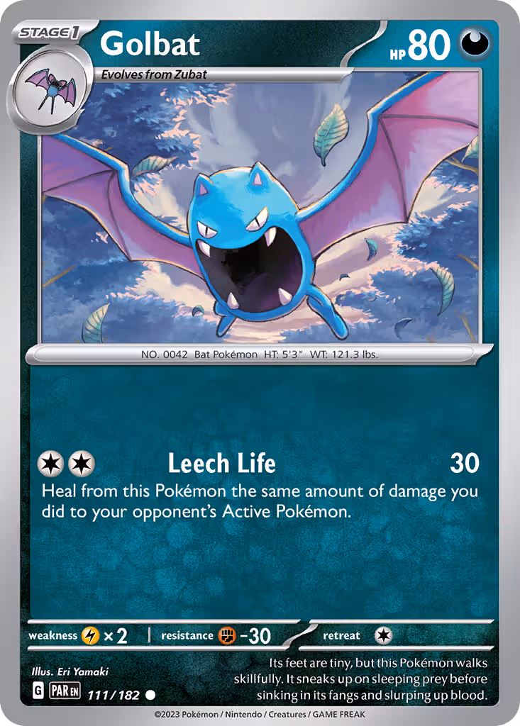 Golbat 111/182 Pokemon card
