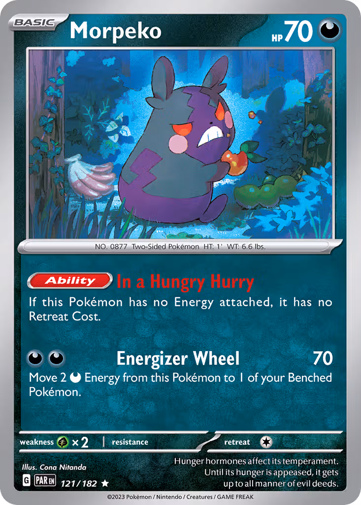 Morpeko 121/182 Pokemon card