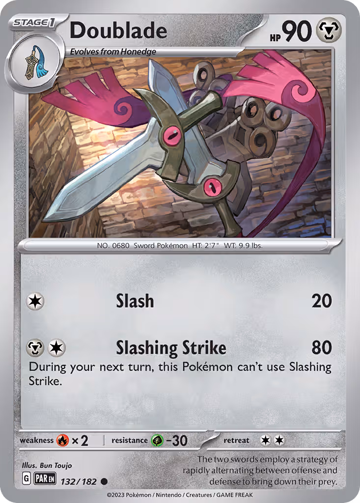 Doublade 132/182 Pokemon card