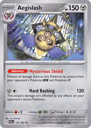 Aegislash 134/182 Pokemon card
