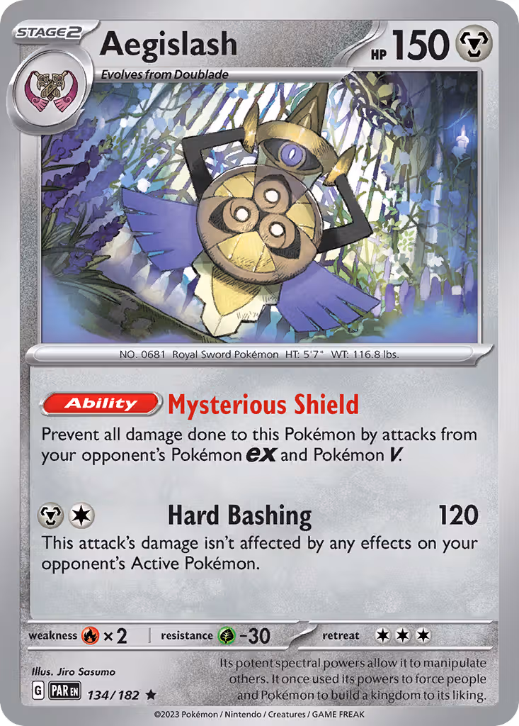 Aegislash 134/182 Pokemon card