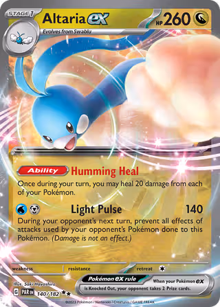 Altaria ex 140/182 Pokemon card