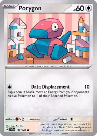 Porygon 142/182 Pokemon card