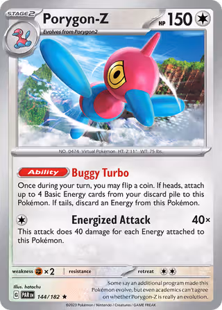 Porygon-Z 144/182 Pokemon card