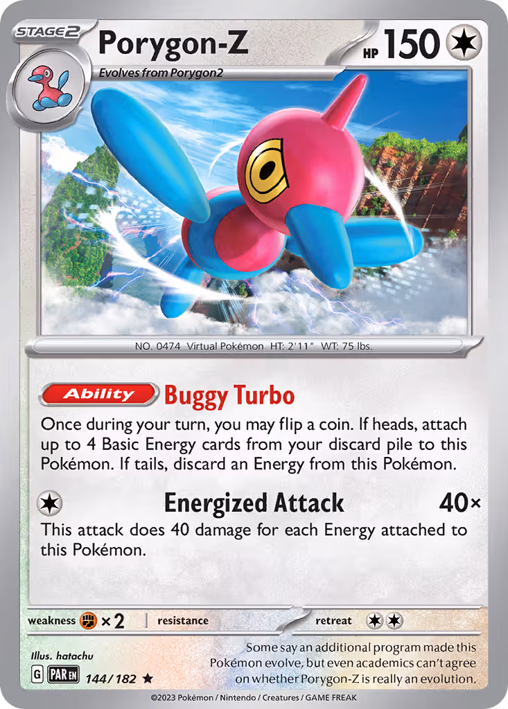 Porygon-Z 144/182 Pokemon card
