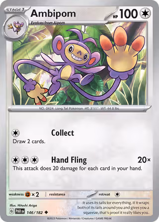 Ambipom 146/182 Pokemon card